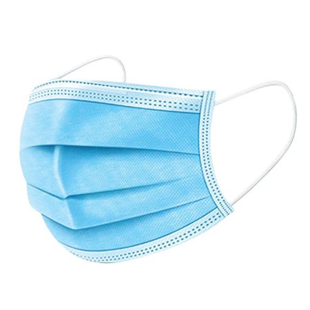 INTERSTATE SAFETY Disposable Face Mask with Elastic Earloop, PK 50 40354